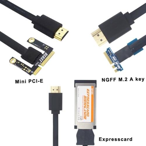 EXP GDC Beast HDMI-compatible to Mini PCI-E|NGFF M.2 A/E Key Cable|Expresscard Cable for PC External Graphics Video Card Cable