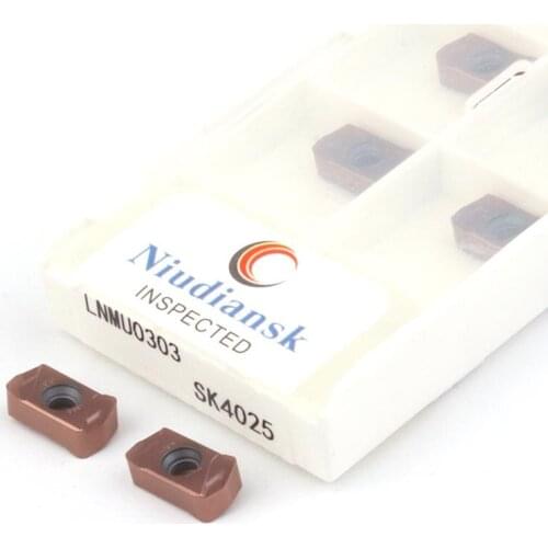 10Pc LNGU0303 SK4025 LNMU0303-ZY SK2025 Carbide Insert CNC Lathe Milling Cutter Wear Resistant And Durable Tools Smooth Chipping