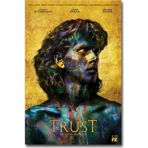 L0079 Trust 2018 TV Series Silk Fabric Poster Art Decor Indoor Painting Gift