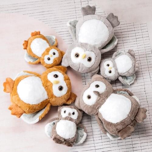 Hot New Lifelike Owl Plush Toy Soft Stuffed Animal Simulation Birds Doll Kids Toys Home Decor Children Birthday Christmas Gifts