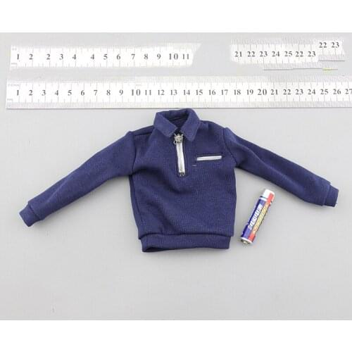 1/6 Scale D80149 U Boat Blue Sweater Coat Model for 12''Body DIY Accessories