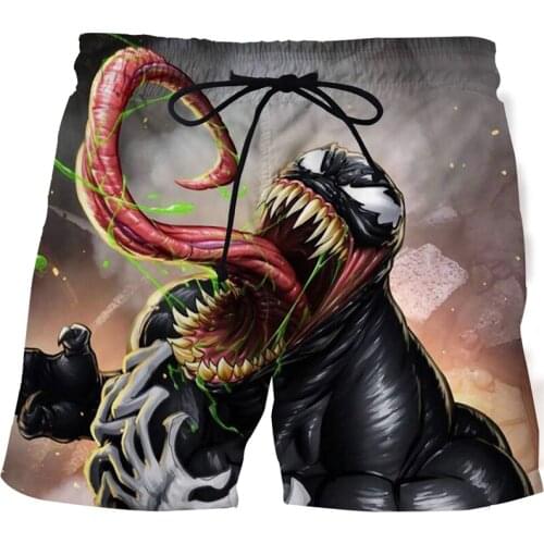 2021 new horror funny 3D-printed Mens Casual Shorts, Mens Beach Shorts, Fitness Shorts and Sport Beach Shorts XS-6XL