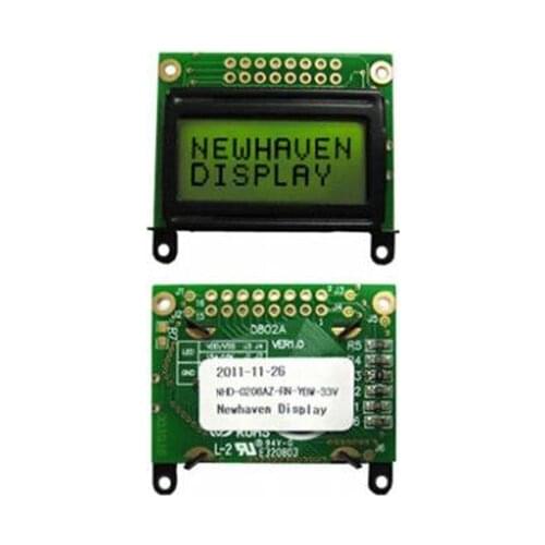 NHD-0208AZ-RN-YBW-33V LCD Replacement