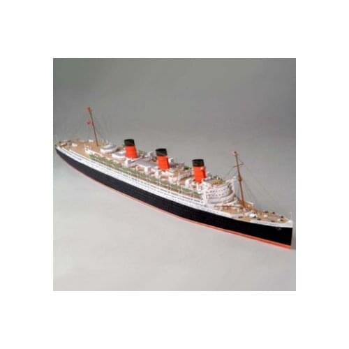 British Royal Mail Steamer RMS Queen Mary Ocean Liner High Quality 3D Paper Model kit