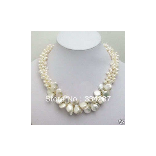 New natural freshwater pearls irregular pearl necklace