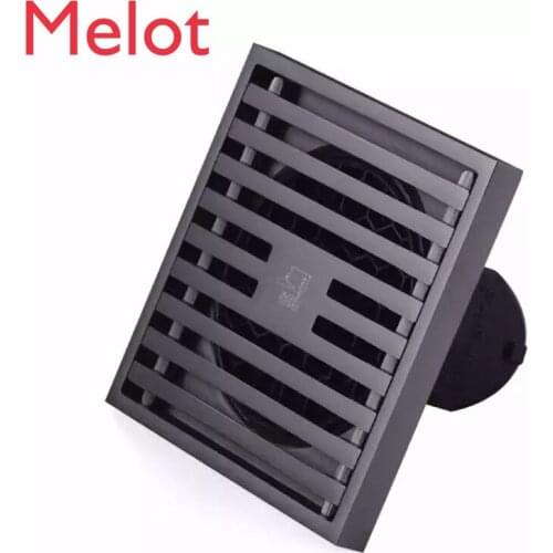 Submarine Gun Gray Deodorant Floor Drain Invisible Copper Rectangular Bathroom Washing Machine