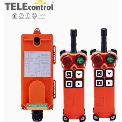 Industrial Remote Control F21-4S Hoist Crane lift button 4 buttons 1 receiver+ 2 transmitters for truck hoist crane
