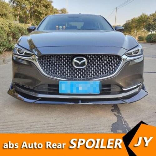 For Mazda 6 ATENZA Body kit Rear spoiler 2020-2021 ABS Rear Bumper Diffuser Bumpers Protector bumper rear lip rear spoiler