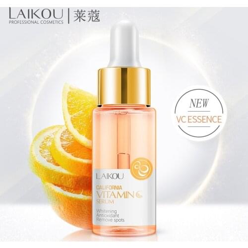 LAIKOU Vitamin C Serum VC California Whitening Antioxidant Remove Spots LANBENA Orange Essence Brighten Skin Norish Smooth