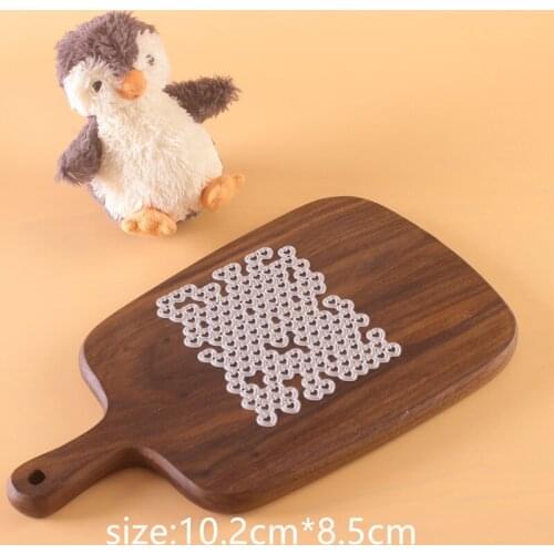 Heart Background Metal Cutting Dies Stencils for DIY Scrapbooking photo album Decorative DIY Paper Cards