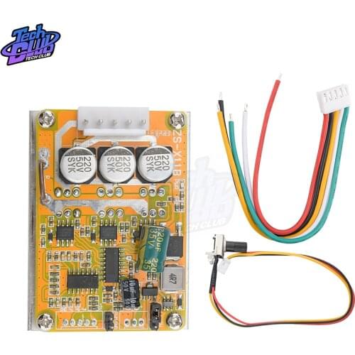 Three-Phase DC Brushless 5-36V 350W BLDC Controller Sensorless Brushless Motor Driver Without Hall Motor Dropship
