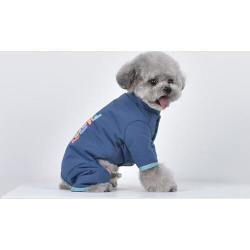 Winter Dog Jumpsuit Thickening Warm Four Legs Coat Jacket Classic Clothes for Small Medium Large Dog Cat Lovely Ropa Para Perro