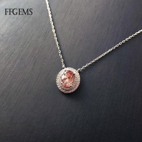 FFGems Zultanite Pendant Genuine 925 Sterling Silver Diaspore Stone Color Change For Women Lady Party Wedding Gift With Chain