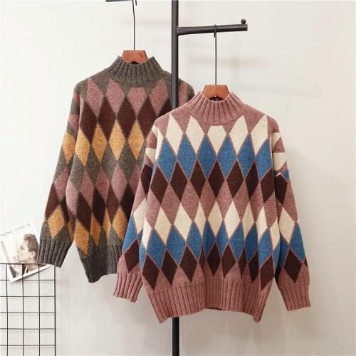 2021 Turtleneck Sweaters Women Sweater Thick Warm Winter Woman Sweater Knitting Pullovers Female Knitted Pull Femme