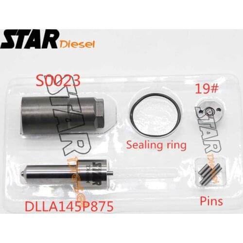 STAR diesel Injector Nozzle DLLA145P875 093400-8750 Control Valve 19# Repair Kits For Denso 095000-8110 1465A307 095000-5760