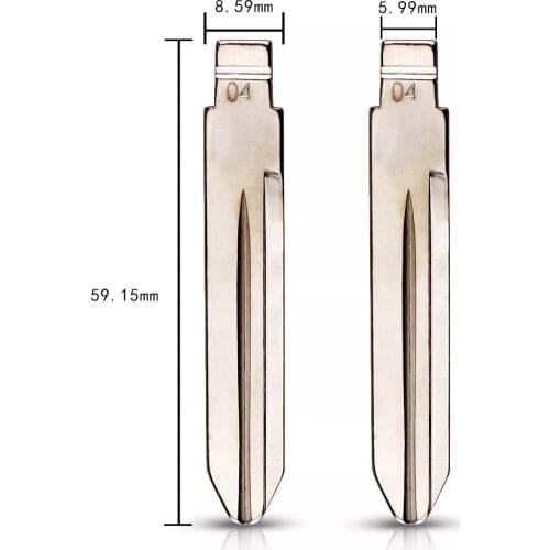 #04 CY24 Metal Car Key Blade for KD VVDI JMD Remote key For Jeep Dodge Chrysler