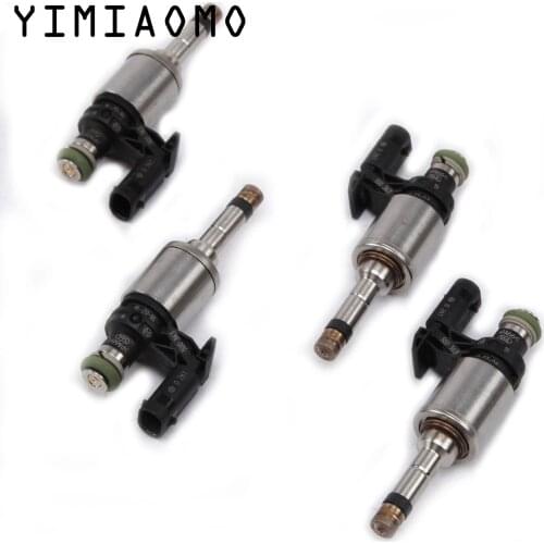 04E906036Q 4Pcs GDI Fuel Injectors + O-ring Valves For VW Golf MK7 Polo Scirocco Tiguan Audi A1 A3 Q3 Skoda Fabia Octavia Seat