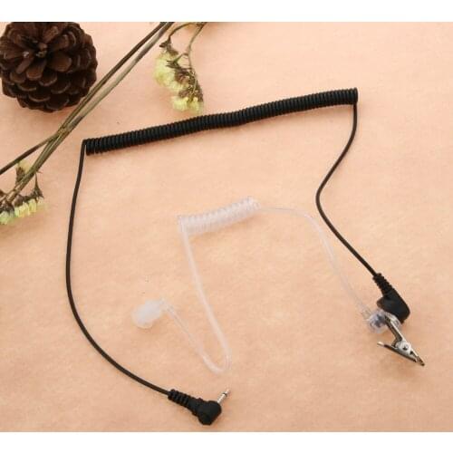 1 PIN 2.5mm Covert Acoustic Tube Earpiece Earphone for Motorola 2way Radios Air Tube Headset Earpiece Cables