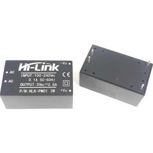 1pcs HLK-PM01 HLK-PM03 HLK-PM12 AC-DC 220V mini power supply module,intelligent household switch power supply module