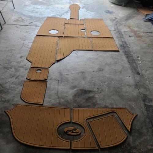 2007 Searay 220 Select Swim Platform and Cockpit Pad Boat EVA Teak Decking 1/4" 6mm