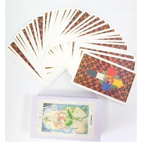 78pcs/set Tarot Cards Original Aleister Crowley Thoth Tarot cards Divination board game card set all in English
