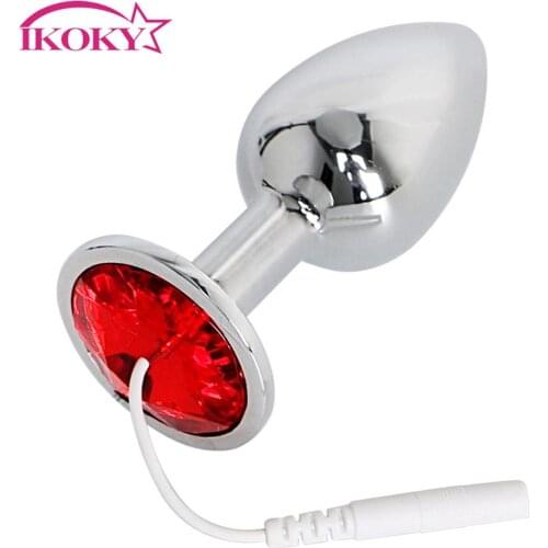 IKOKY Therapy Massager Medical Themed Toys Sex Toys for Men Women Adult Products Electro Butt Plug Electric Shock Anal Plug