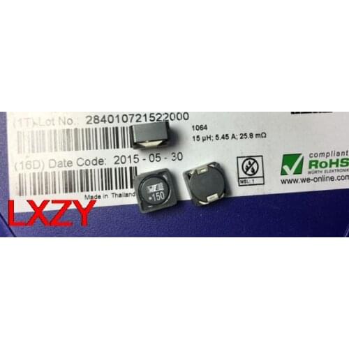 Free Shipping 10PCS/lot W E chip inductor 7447798151 15UH 5.45A 10*10*6.4MM WE 150 original