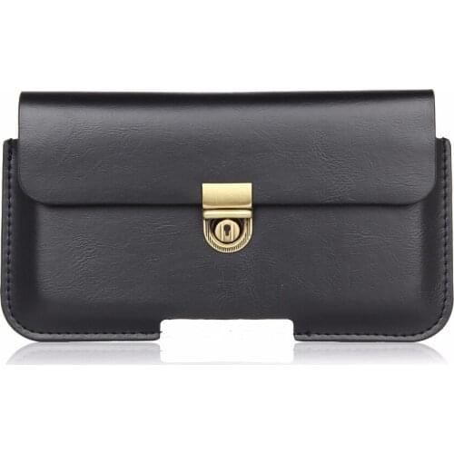 Factory price,pu Leather Wallet Style Pocket Bag For YOTAPHONE 2 Waist Wallet Phone Bag Case Cover