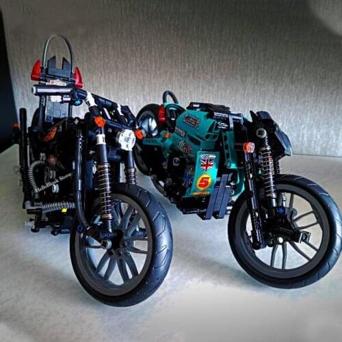 Creatored Expert Speed Motorcycle Building Blocks Bricks Motorbike Model Motor Bicycle Assemble Toys For Children Birthday Gifts