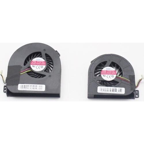 For Dell Precision M4800 CPU+GPU Cooling Fan DC28000DDD0 DC28000DEDL 02K3K7 0WGVF