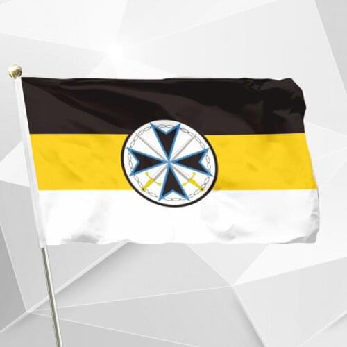 West Russian Volunteer Army Flag 150X90cm (3x5FT) 120g 100D Polyester Double Stitched High Quality Banner Free Shipping