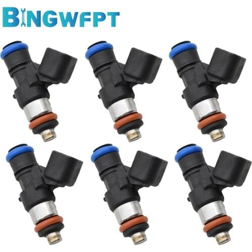 6pcs/set Nozzle For 2009-2012 FORD ESCAPE FUSION MAZDA TRIBUTE 0280158189 9L8E-A5A Fuel Injector