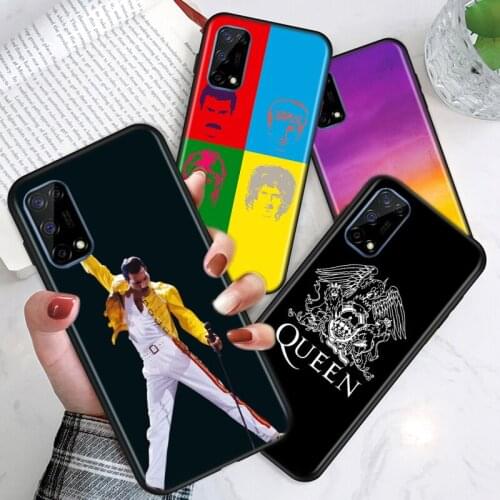 Freddie Mercury For Realme V15 X50 X7 X3 superzoom X2 C17 C11 C3 7i 7 6i 6S 6 5 Narzo 20 5G Pro Soft Phone Case