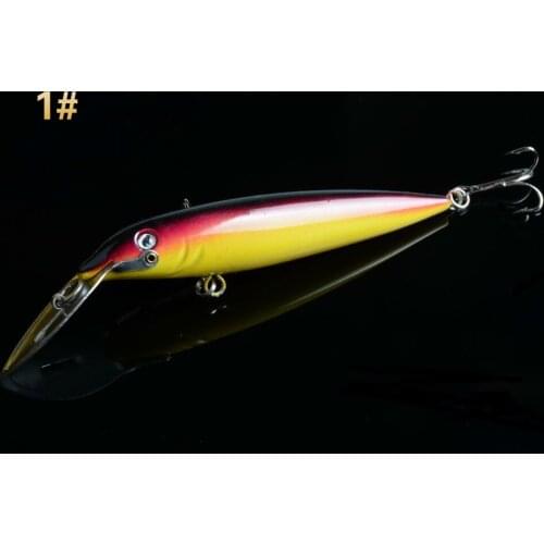 1Pcs Artificial Swim Fishing Minnow Lures 3D Eyes Large Lip Hard Baits Crankbait Wobblers Peche Leurre Carp Fishing