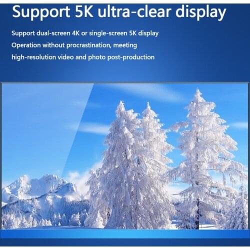 2021 New Thunderbolt 3 Cable 2.3Ft Male to Male USB C Compatible 40Gbps Type-C PD Fast Charge 5K Video Display on Single Screen