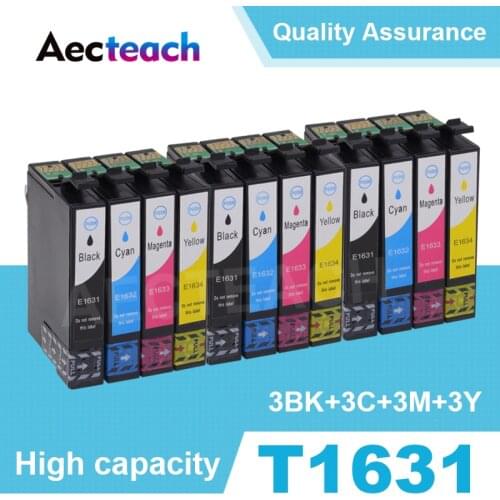 T1631 Full Ink Cartridge For Epson 16XL T1621 WorkForce WF2010 WF2510 WF2520 WF2530 WF2540 WF2630 WF2650 WF2660 Printer