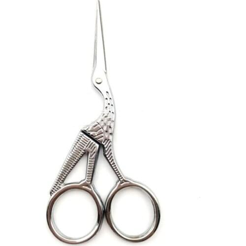 Crane Tailor Scissor Cross Stitch DIY European Retro Classic Vintage Craft Sewing Handicraft Home Tool