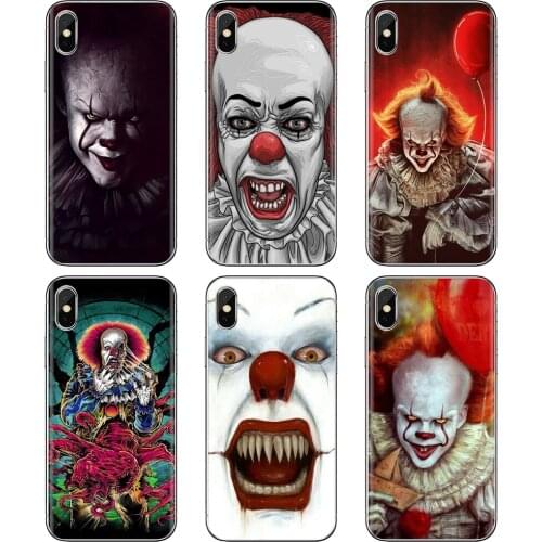 For Huawei P30 P40 P20 P7 P8 P9 P10 Lite Plus Pro 2015 2016 2017 Mini Comic-It-C-Thriller-Drama-Clown-Float-It Soft TPU Covers