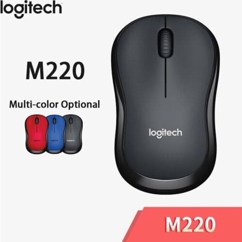 Logitech M220 Wireless Mouse Silent Mouse with 2.4GHz High-Quality Optical Ergonomic PC Gaming Mouse for Mac OS/Window 10/8/7