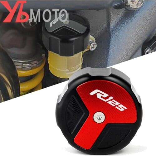New For YAMAHA R125 2020 YZF-R125 2014-2020 2017 2018 Motorcycle Accessories Aluminum Rear Brake Fluid Reservior Cover