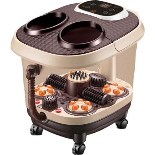 Fully-automatic Heated Electric Sauna Footbath Massage Oot Bath Bucket Household Remote Control Foot Spa Machine Foot Care Tool
