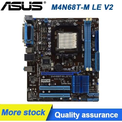 For ASUS M4N68T-M LE V2 original motherboard DDR3 Socket AM3 16GB USB2.0 VGA SATA II Desktop motherborad