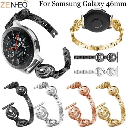 Stainless Steel band for Samsung Galaxy watch 46mm strap Gear S3 Frontier band 22mm Metal bracelet Huawei watch gt 2e strap