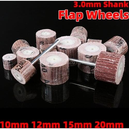 1Pcs 10-20mm Sanding Flap Disc Grinding Wheels Brush Sand Dremel Accessories For Abrasive Grinder Rotary Tools