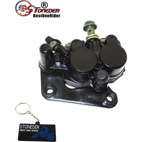 STONEDER Front Disk Brake Caliper Left For 2 Piston Scooter Moped 50cc 125cc GY6 KYMCO Benzhou JMSTAR Jonway Baotian