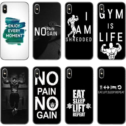 Silicon Soft Case For Huawei P30 P20 Pro P10 P9 P8 Lite Y5 Y6 Y7 Y9 P Smart Plus 2018 2019 Bodybuilding Gym Fitness Phone Case