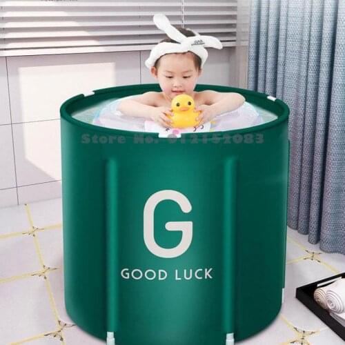 Bath Bucket Adult Foldable Heating Bath Bucket Household Bidet Full Body Large Bathtub Adult Artifact