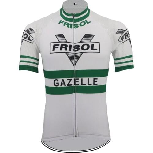 2021 Retro Cycling Jersey White/Green спортивный костюм мужск Bike Wear Short Sleeve Tops Summer Mtb Quick Dry Bicycle Clothes