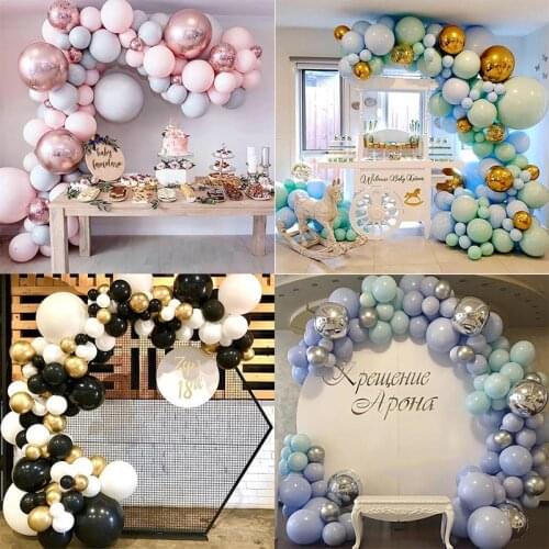 Rose Gold Metal Balloon Happy Birthday Party Decoration Children Boy Girl Adult Wedding Birthday Balloon Bride Make Balloons