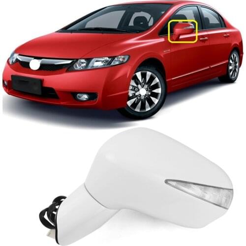 Roavia 5/7pins For HONDA CIVIC FA1 FD1 FD2 2006-2011 Outside Rearview Mirror Reverse Mirror assembly Mirror Assy no color